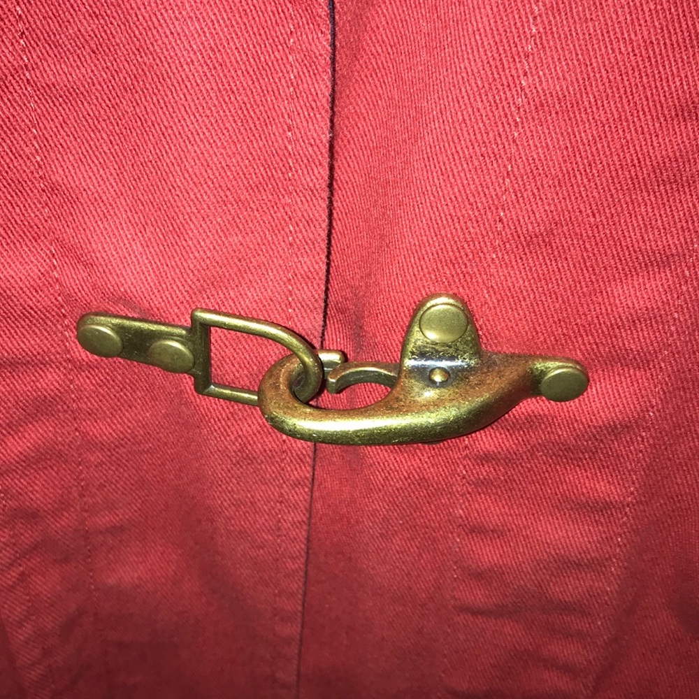 Ralph Lauren Red Denim Jacket, small - Picture 2 of 5